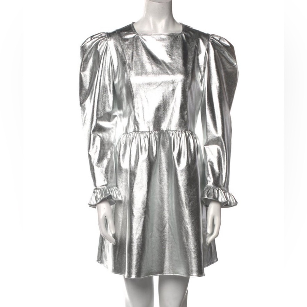 Batsheva Square Neckline Mini Dress